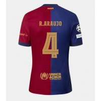 Dres Barcelona Ronald Araujo #4 Domáci 2024-25 Krátky Rukáv